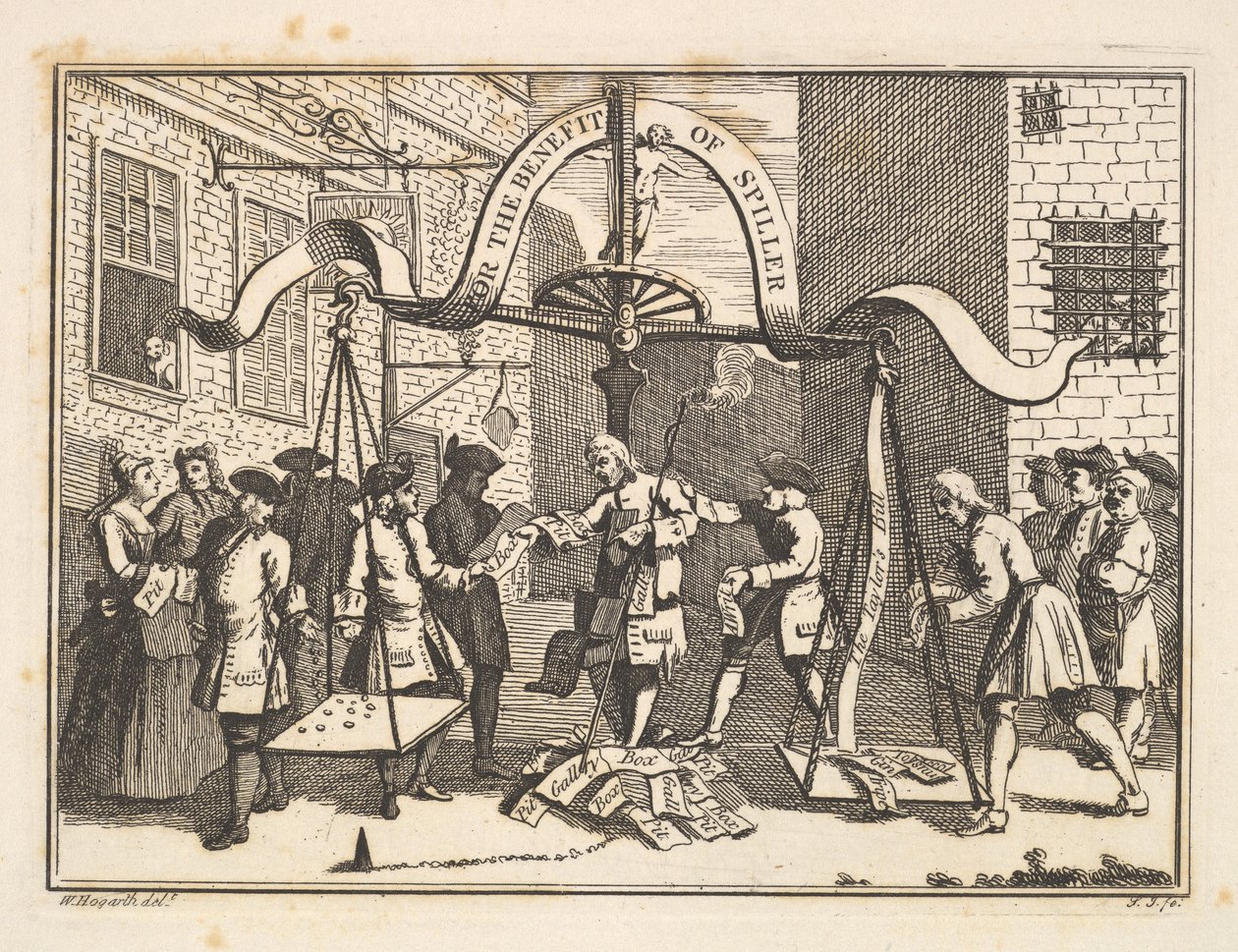 Jótékonysági jegy játékosnak, 1788. alkotó: Samuel Ireland