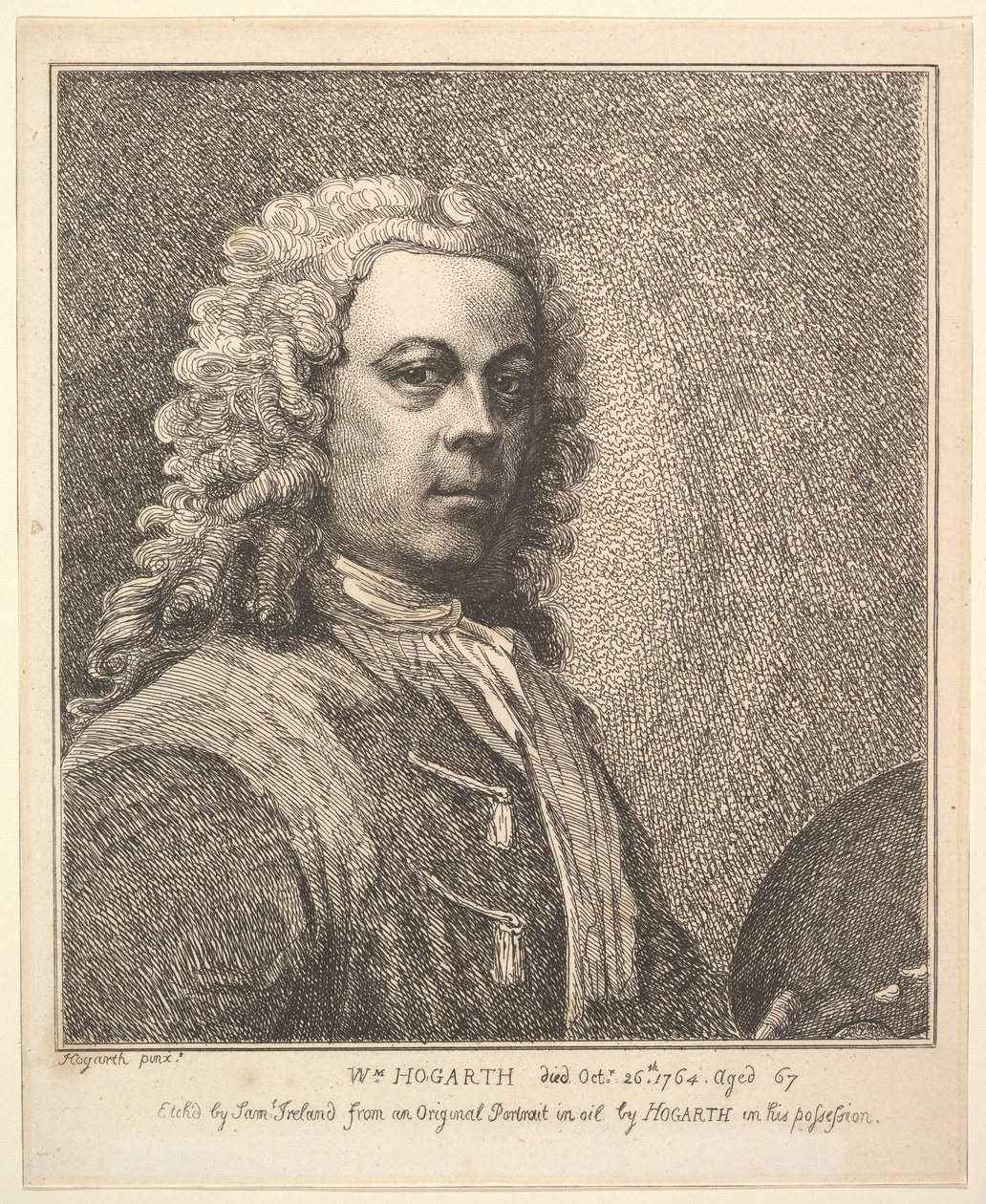 William Hogarth, Önarckép, 1785. alkotó: Samuel Ireland
