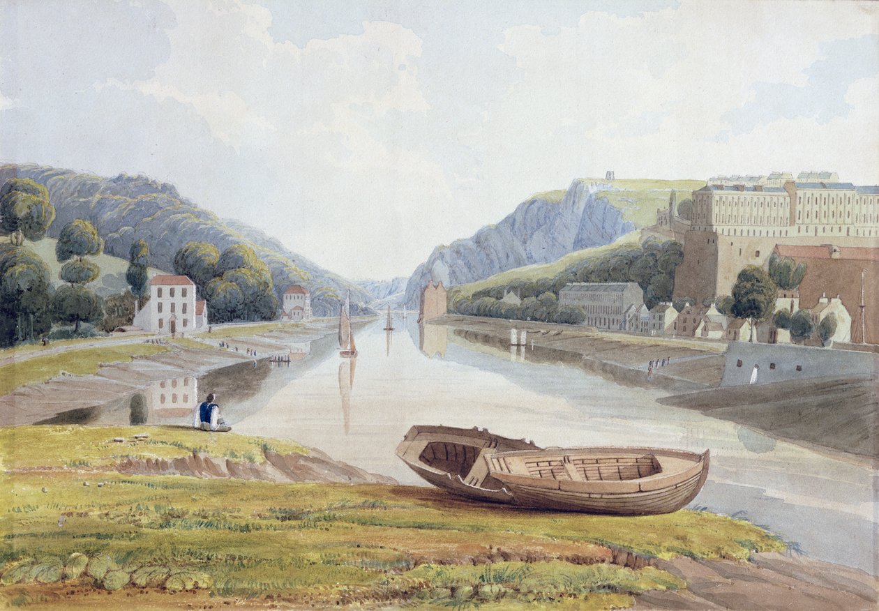 Tekintse meg az Avont Hotwells és Clifton társaságában, 1825 körül alkotó: Samuel Jackson