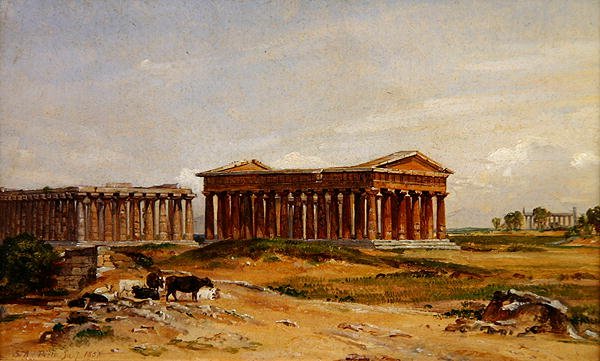 A paestumi romok alkotó: Samuel James Ainsley