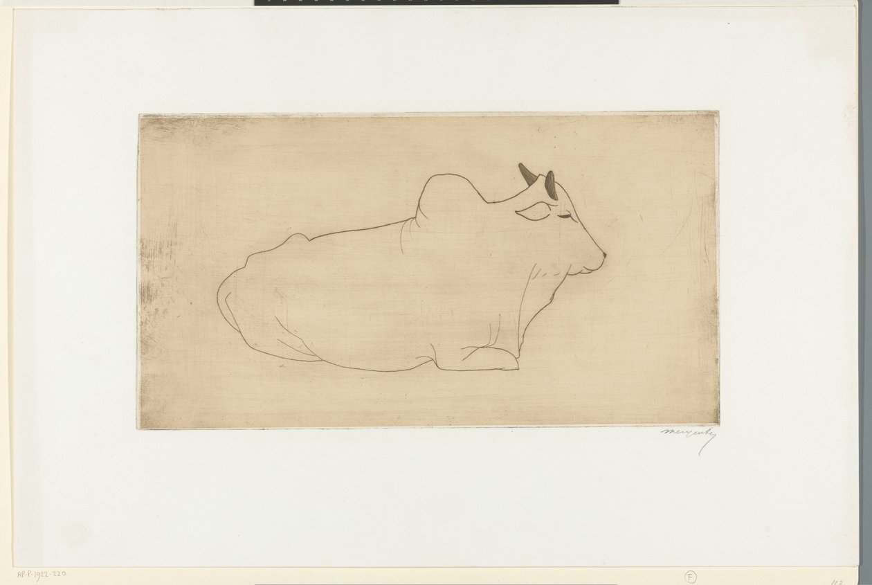 Hazug zebu alkotó: Samuel Jessurun de Mesquita (signed by artist)