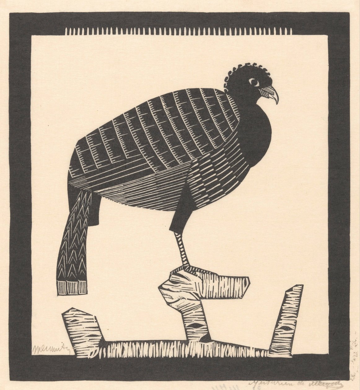 Pauwies (eredeti cím) alkotó: Samuel Jessurun de Mesquita (signed by artist)