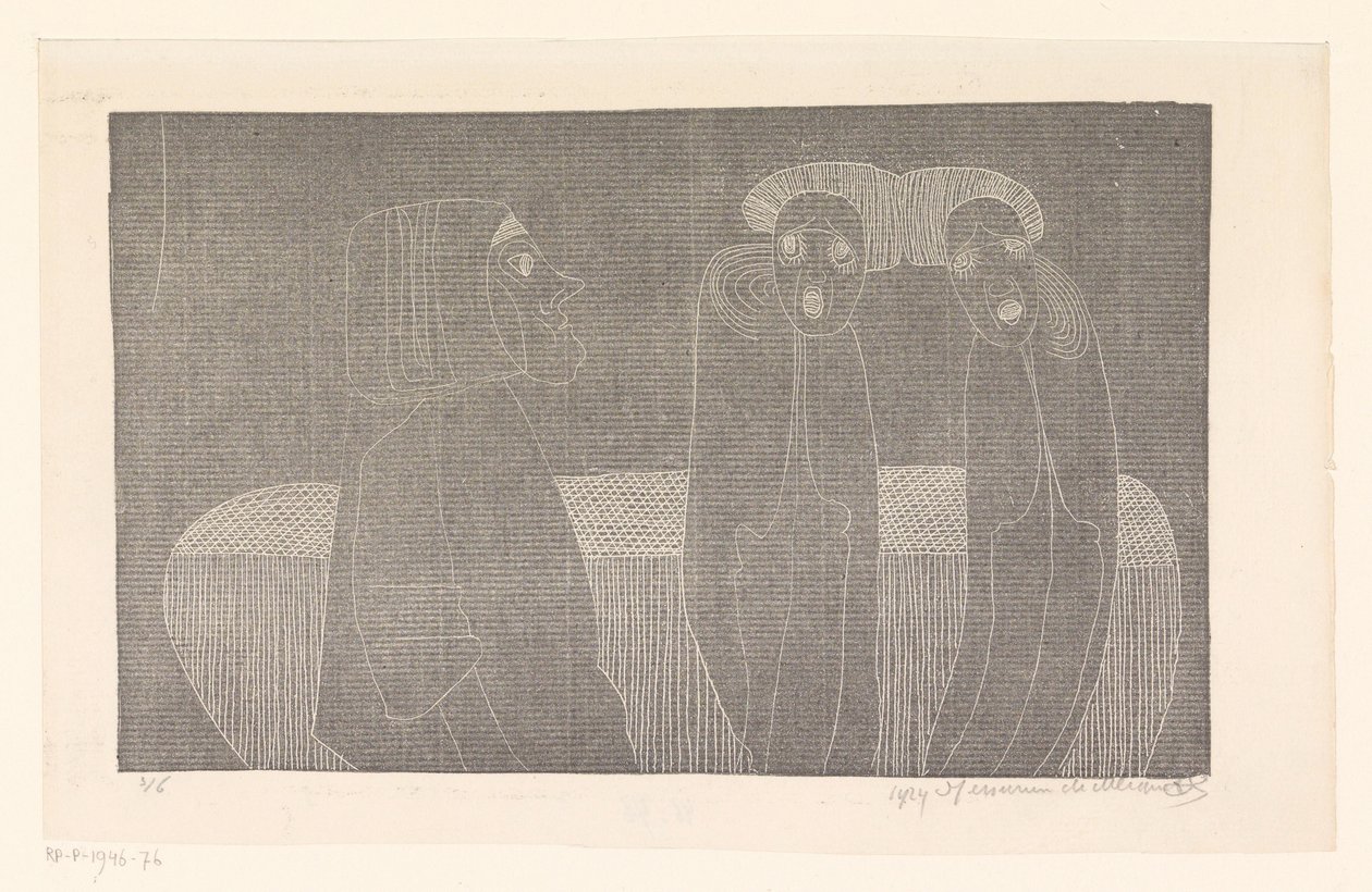 Sziámi ikrek alkotó: Samuel Jessurun de Mesquita (signed by artist)