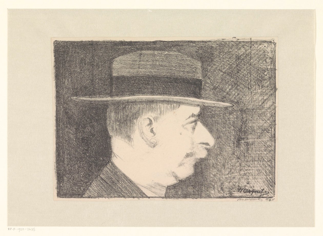 Önarckép alkotó: Samuel Jessurun de Mesquita (signed by artist)