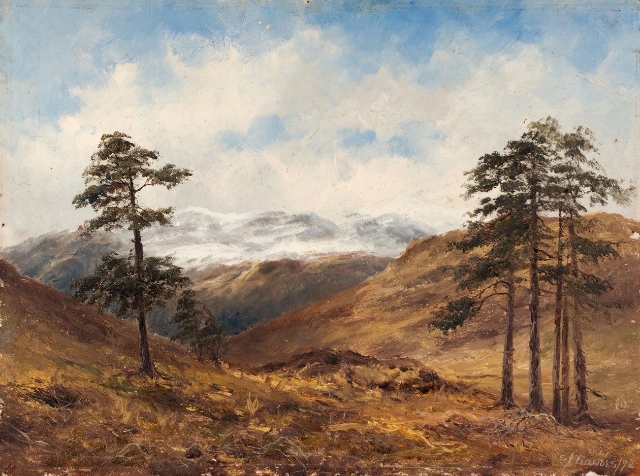 Balmoral közelében, 1893. alkotó: Samuel John Barnes