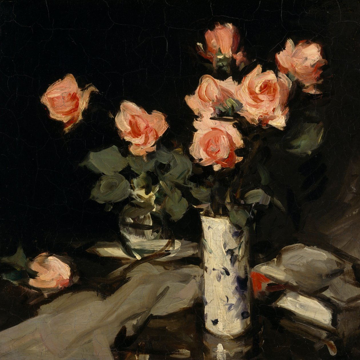 Rózsa (olaj, vászon) alkotó: Samuel John Peploe