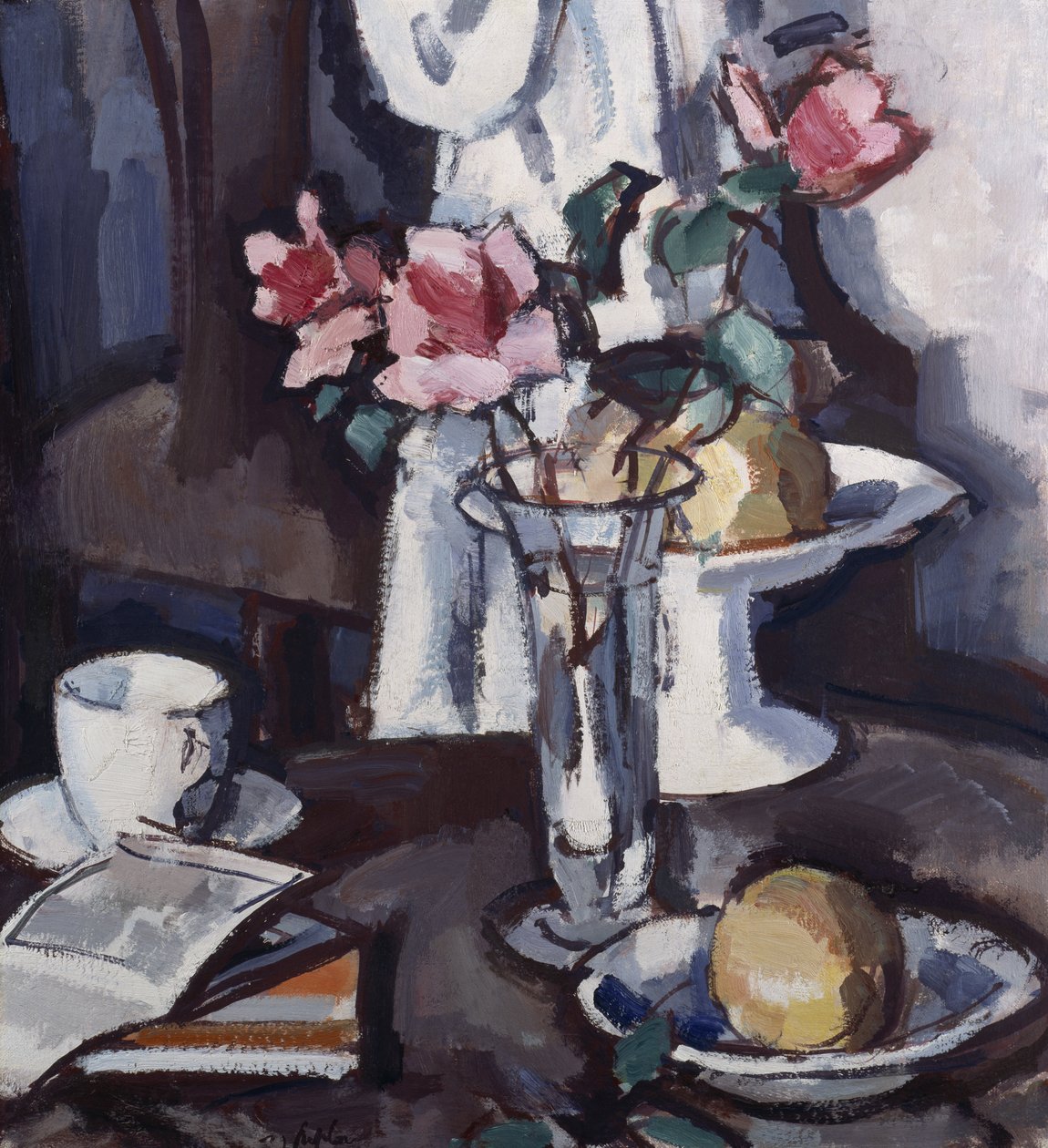 Csendélet vörös rózsákkal, 1931 körül (olaj, vászon) alkotó: Samuel John Peploe