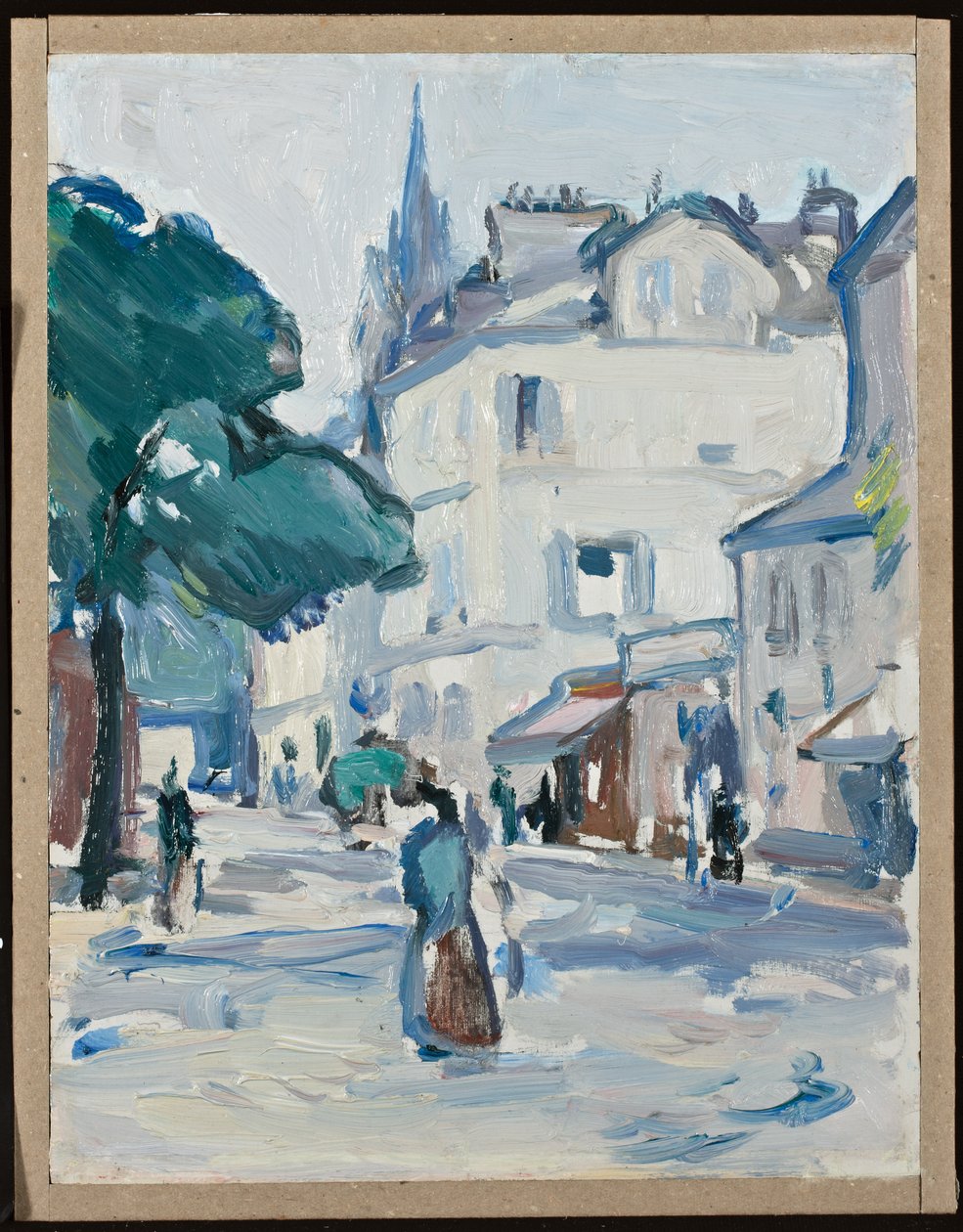 Utcai jelenet, Párizs, alkotó: Samuel John Peploe