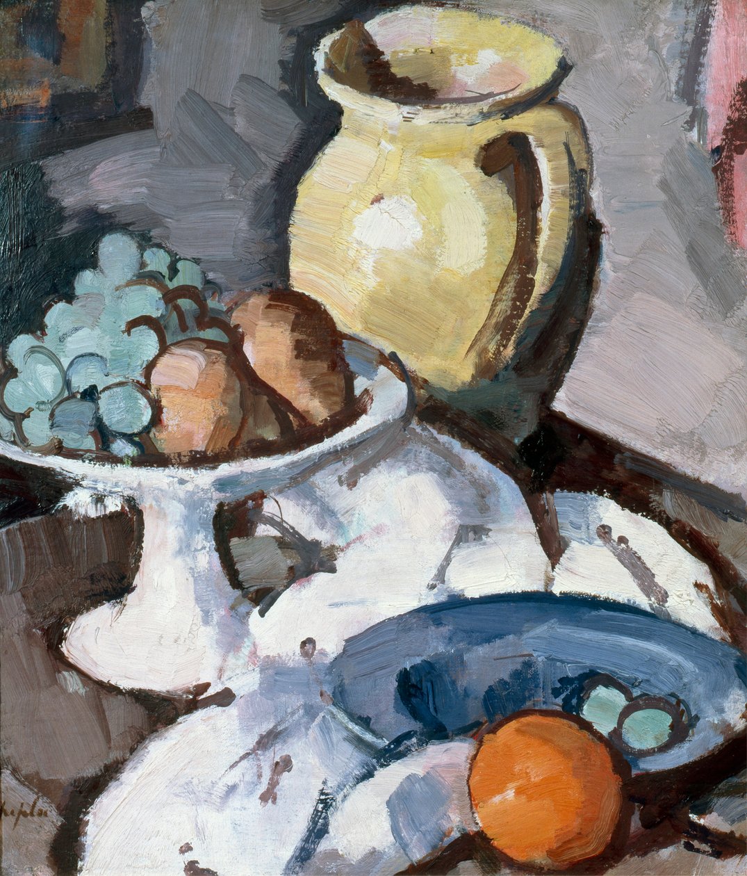 A sárga kancsó, 1930 körül (olaj, vászon) alkotó: Samuel John Peploe