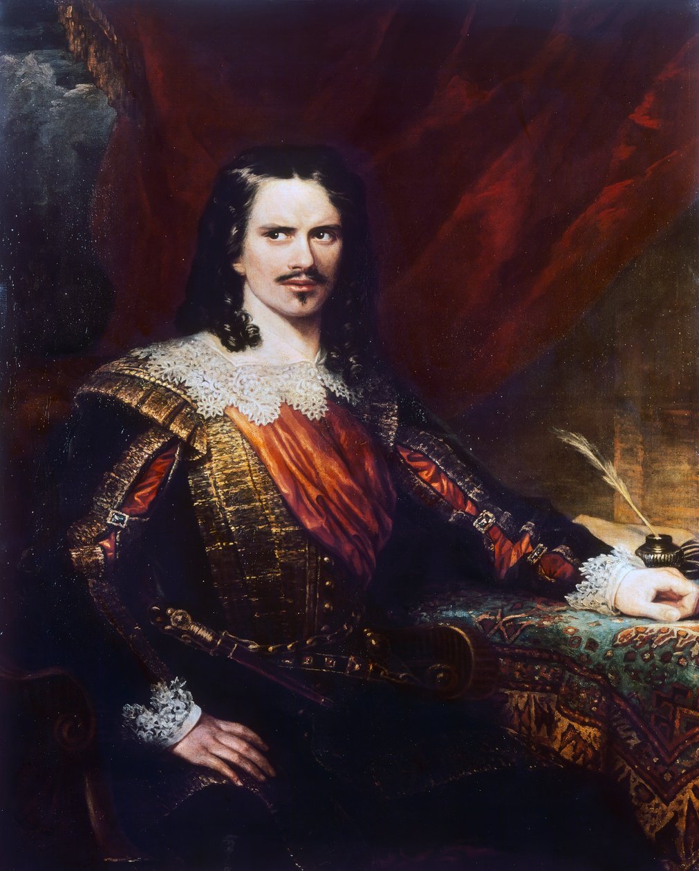 Charles John Kean (1811-1868) angol rendező és színházigazgató portréja, Samuel John Stump (1863-ban halt meg) festménye olaj, vászon alkotó: Samuel John Stump