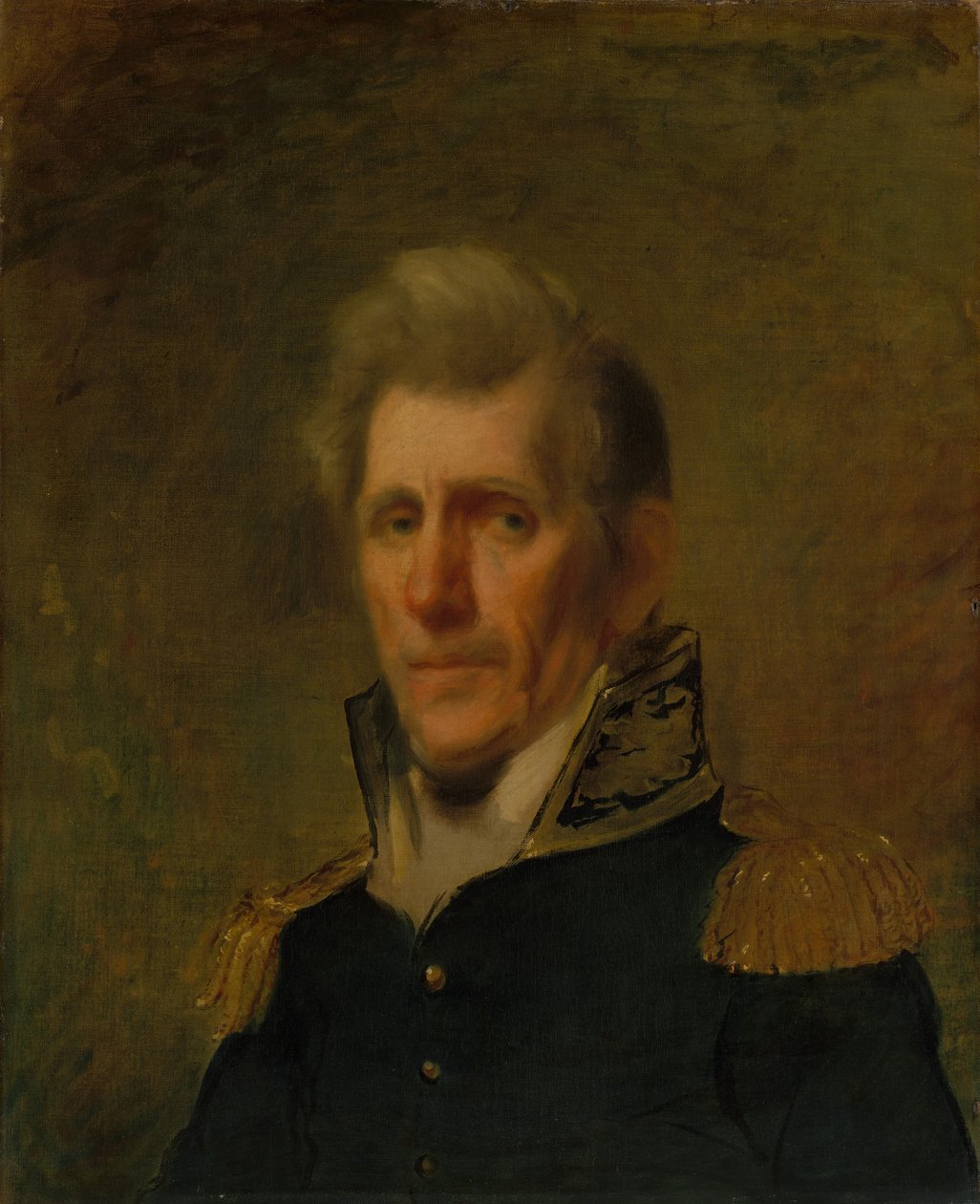 Andrew Jackson tábornok, 1819. alkotó: Samuel Lovett Waldo