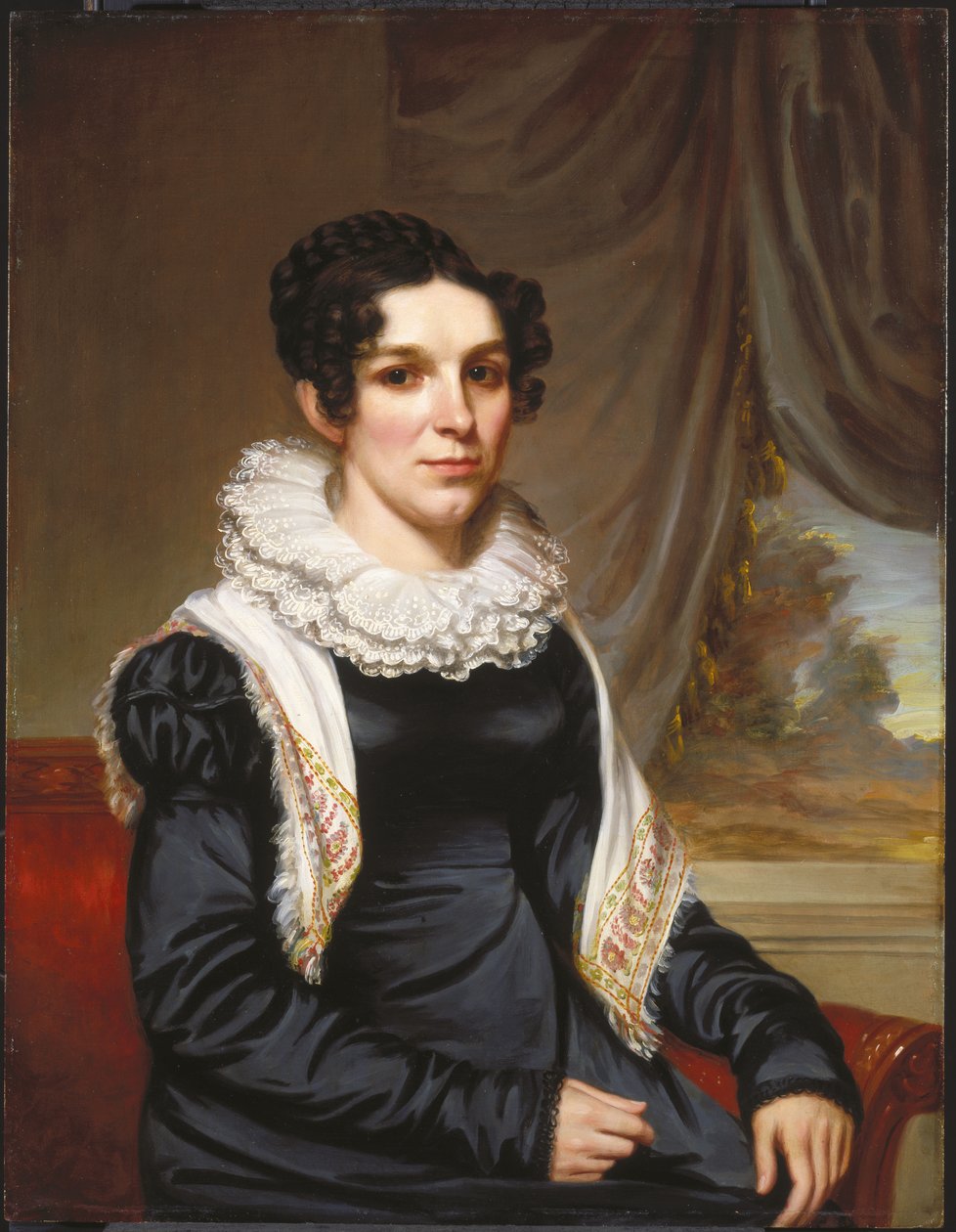 Maria Clarissa Leavitt (olaj, tábla) (lásd még 212147) alkotó: Samuel Lovett Waldo