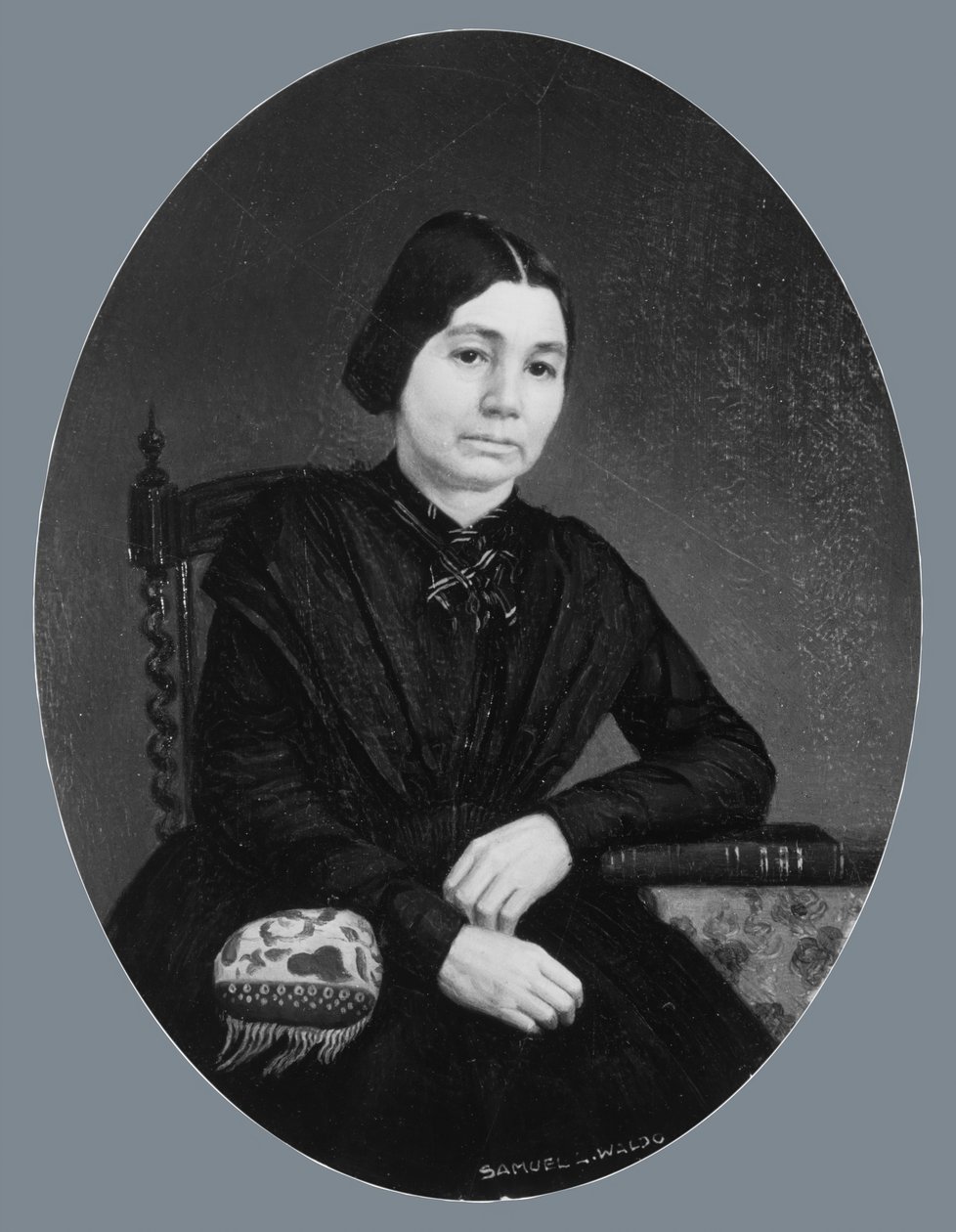 Hölgy portréja, kb. 1850. alkotó: Samuel Lovett Waldo