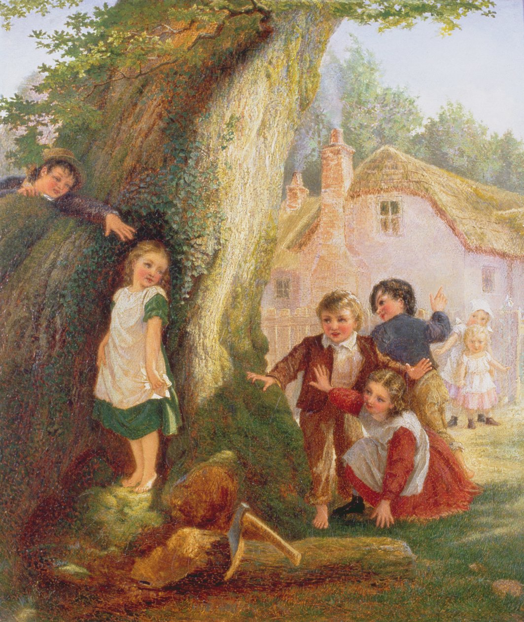 Bújócska, 1869 alkotó: Samuel McCloy