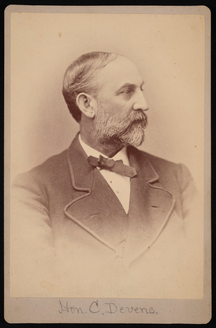 Charles Devens portréja 1820-1891, 1891 előtt. alkotó: Samuel Montague Fassett
