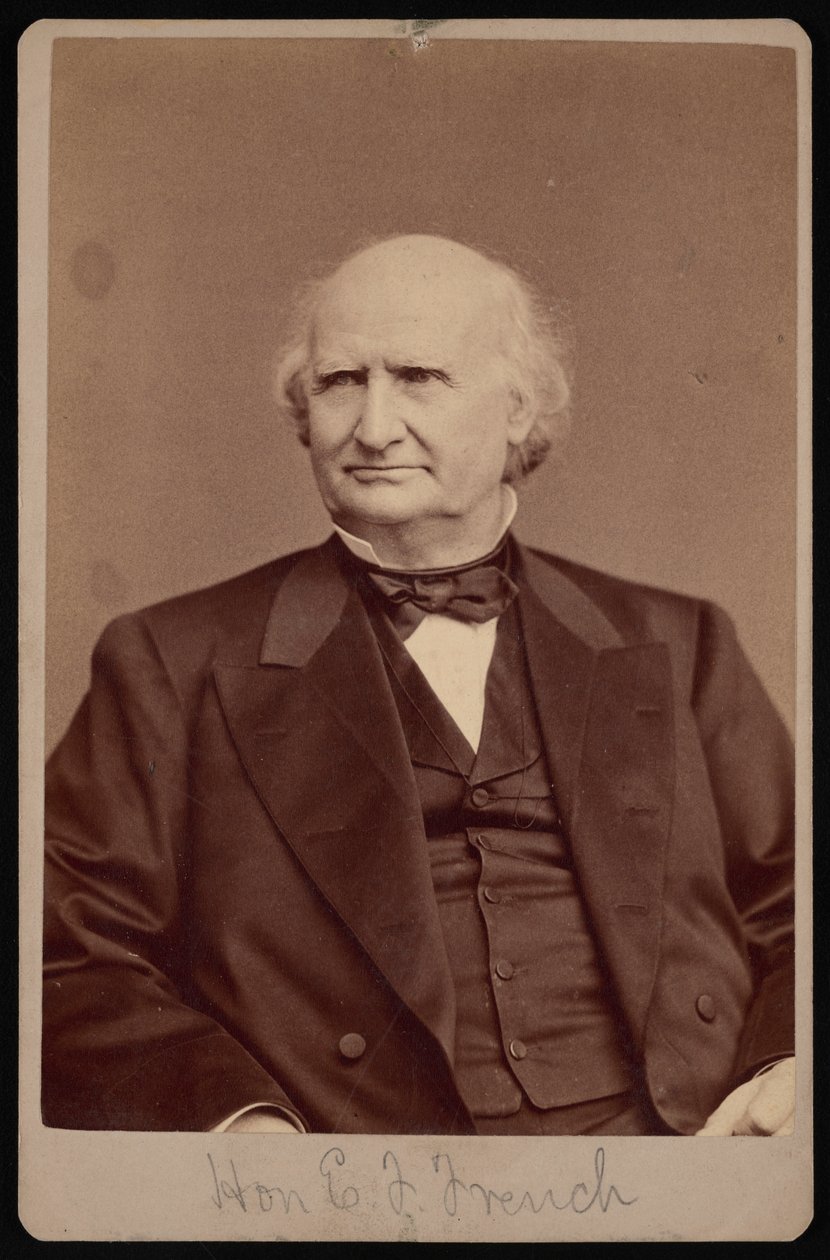 Ezra Bartlett francia portréja 1810-1880, 1878. alkotó: Samuel Montague Fassett