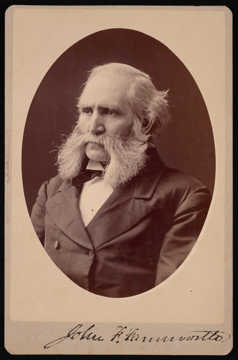 John Franklin Farnsworth portréja 1820-1897, 1897 előtt. alkotó: Samuel Montague Fassett