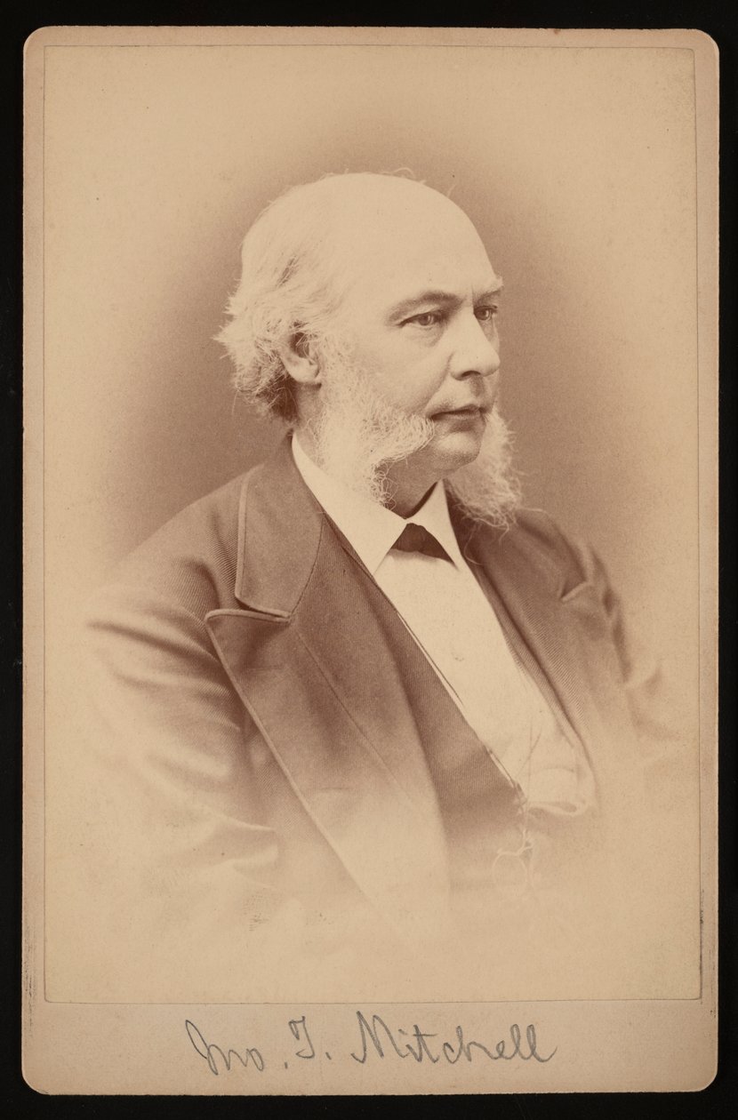 John T. Mitchell portréja, 1876 és 1880 között. alkotó: Samuel Montague Fassett