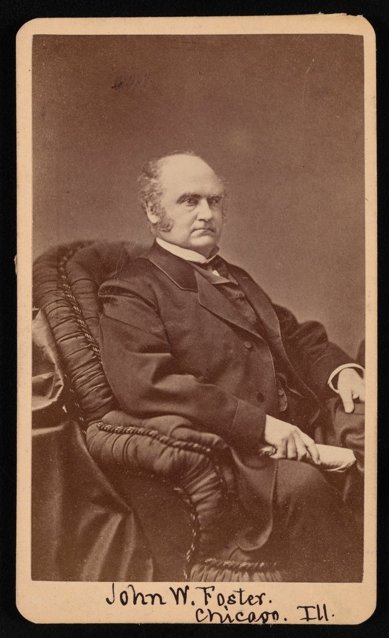 John Wells Foster portréja 1815-1873, 1872 és 1873 között. alkotó: Samuel Montague Fassett
