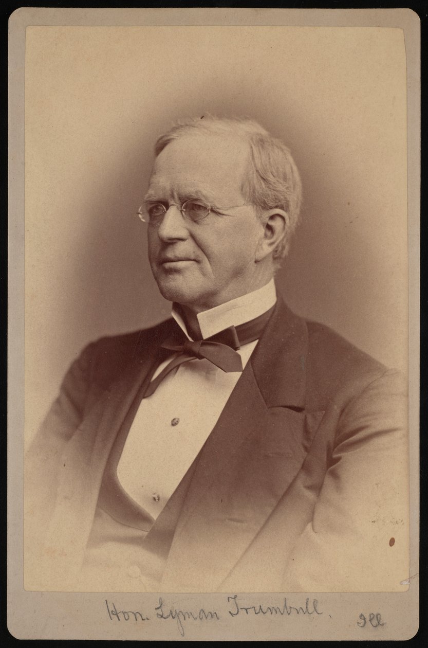 Lyman Trumbull portréja 1813-1896, 1877. alkotó: Samuel Montague Fassett