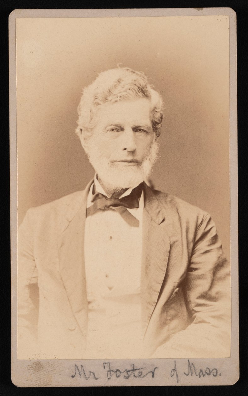 Mr. Foster Massachusettsből készült portréja, 1876 és 1880 között. alkotó: Samuel Montague Fassett