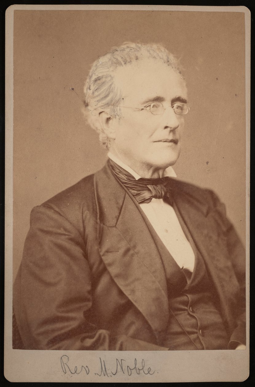 Mason Noble tiszteletes portréja 1809-1881, 1876-1880 között. alkotó: Samuel Montague Fassett