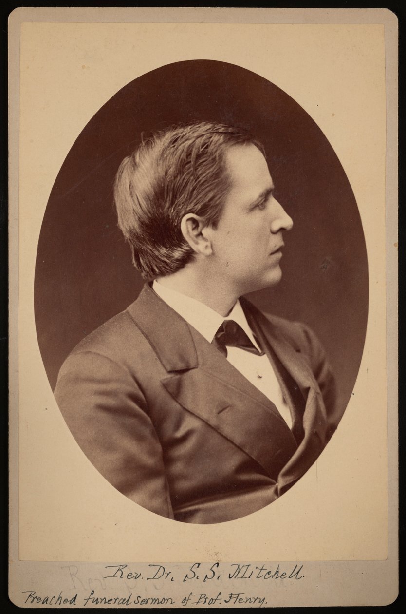 Samuel Swain Mitchell tiszteletes portréja 1839-1919, 1876-1880 között. alkotó: Samuel Montague Fassett