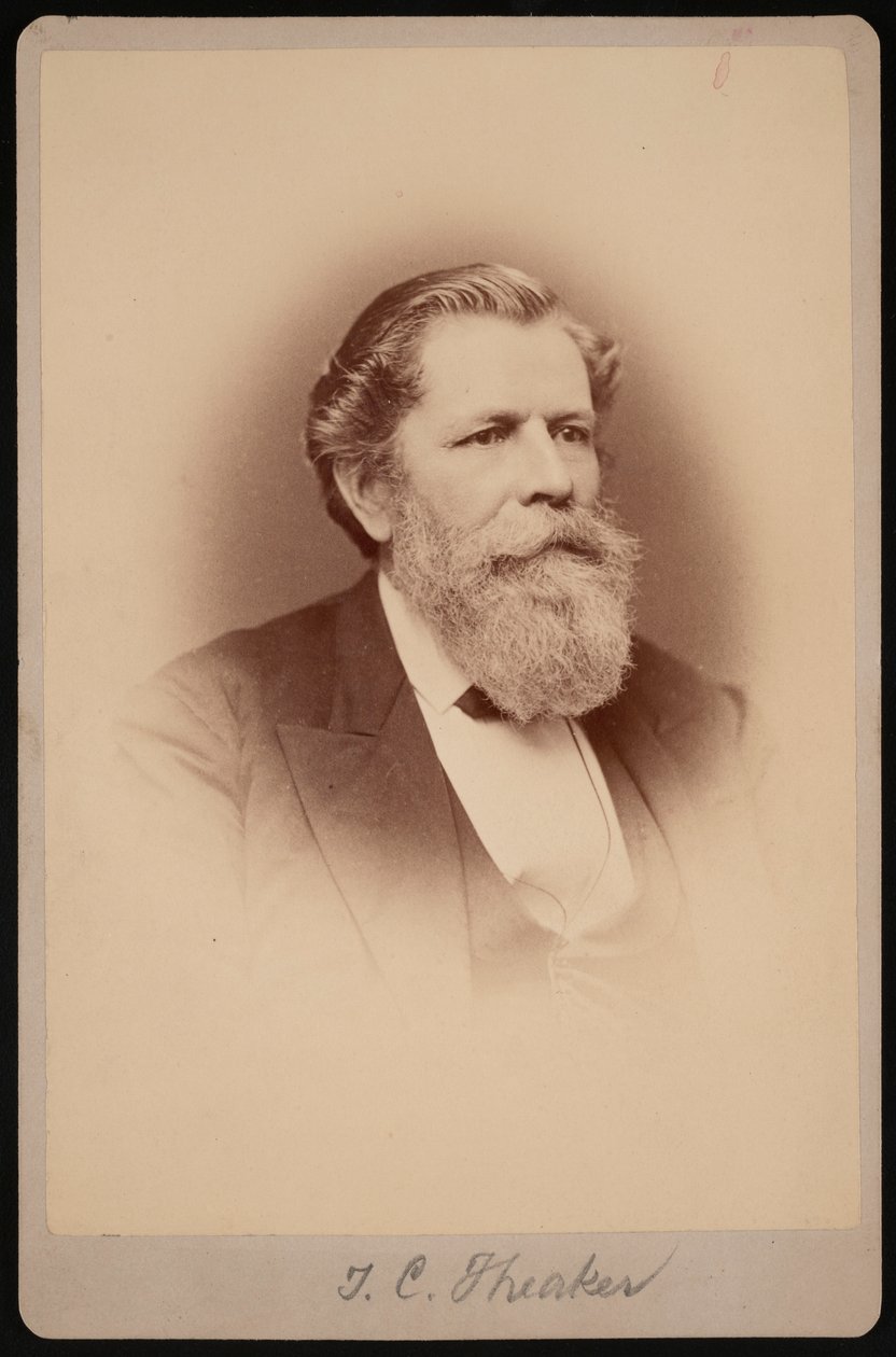 Thomas Clarke Theaker portréja 1812-1883, 1876-1880 között. alkotó: Samuel Montague Fassett