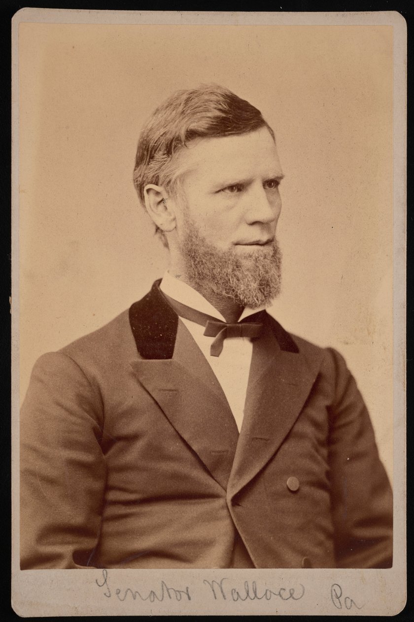 William Andrew Wallace portréja 1827-1896, 1876 és 1880 között. alkotó: Samuel Montague Fassett