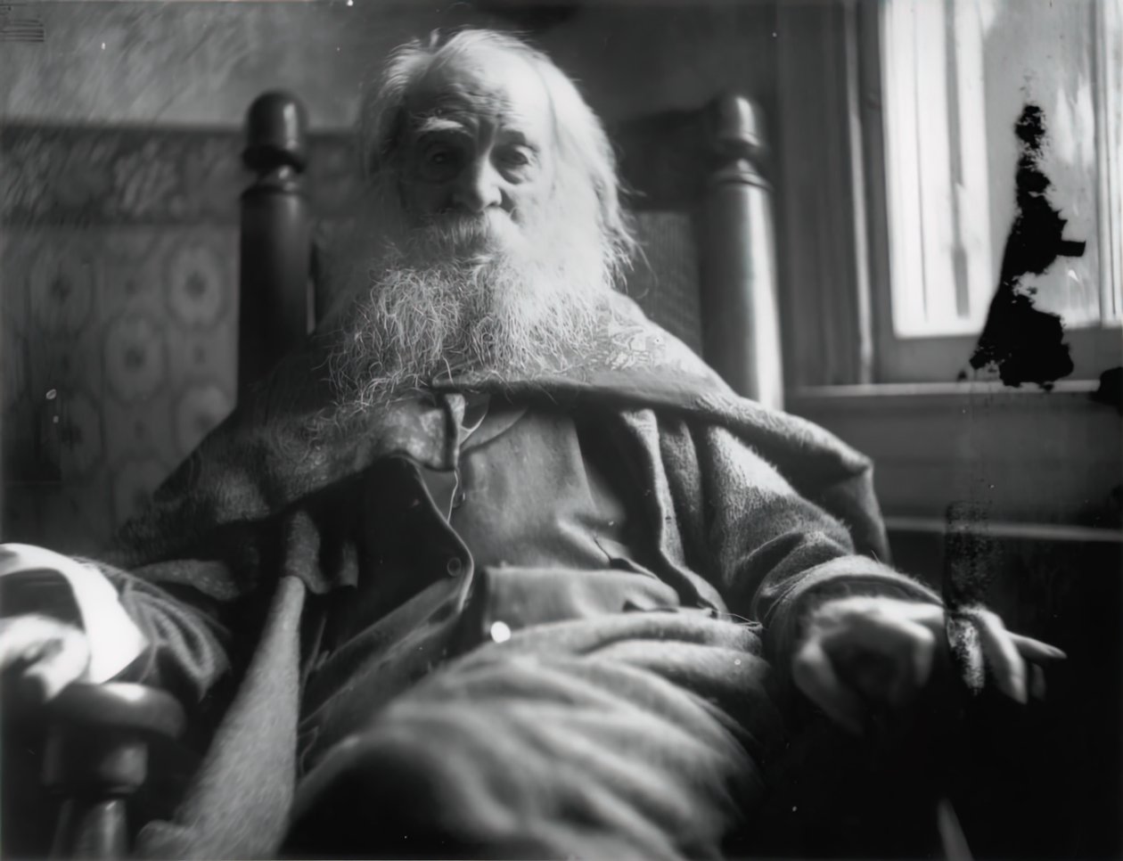 Walt Whitman Camdenben, N.J., kb. 1891. alkotó: Samuel Murray