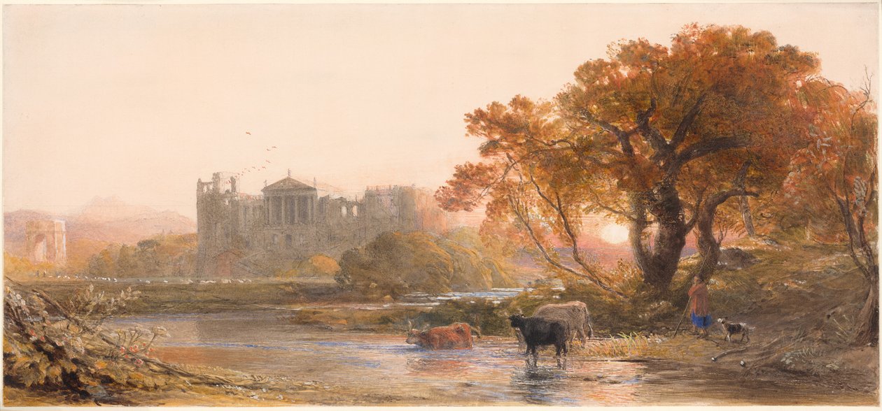 Este Olaszországban – az elhagyatott villa alkotó: Samuel Palmer