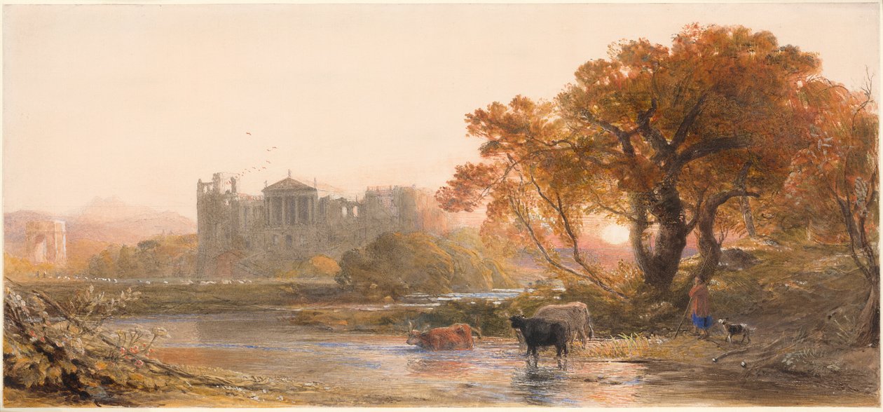 Este Olaszországban – az elhagyatott villa alkotó: Samuel Palmer