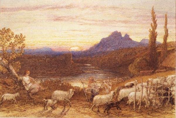Foldba megy alkotó: Samuel Palmer