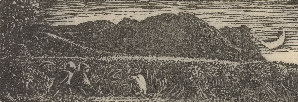 Szüret a félhold alatt alkotó: Samuel Palmer