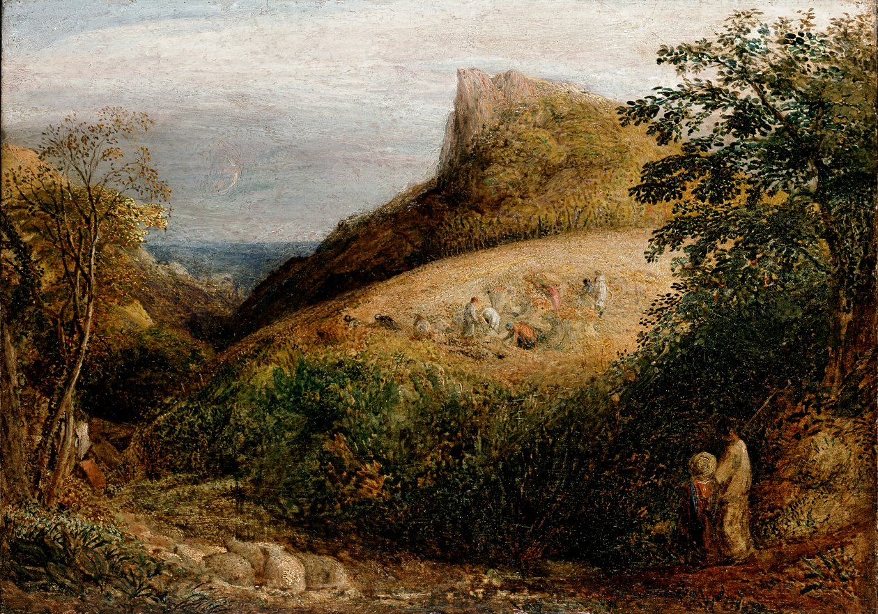 Lelkészi jelenet, 1833-1835 alkotó: Samuel Palmer