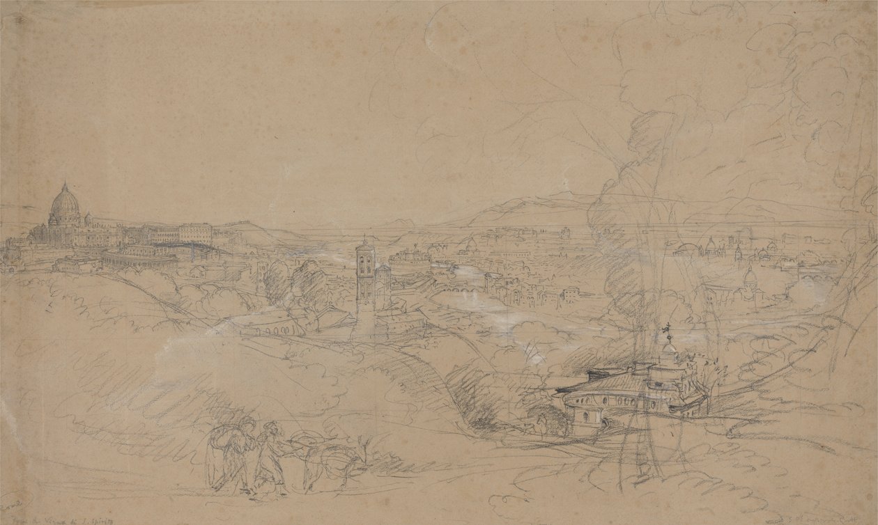 Róma San Spiritóból alkotó: Samuel Palmer