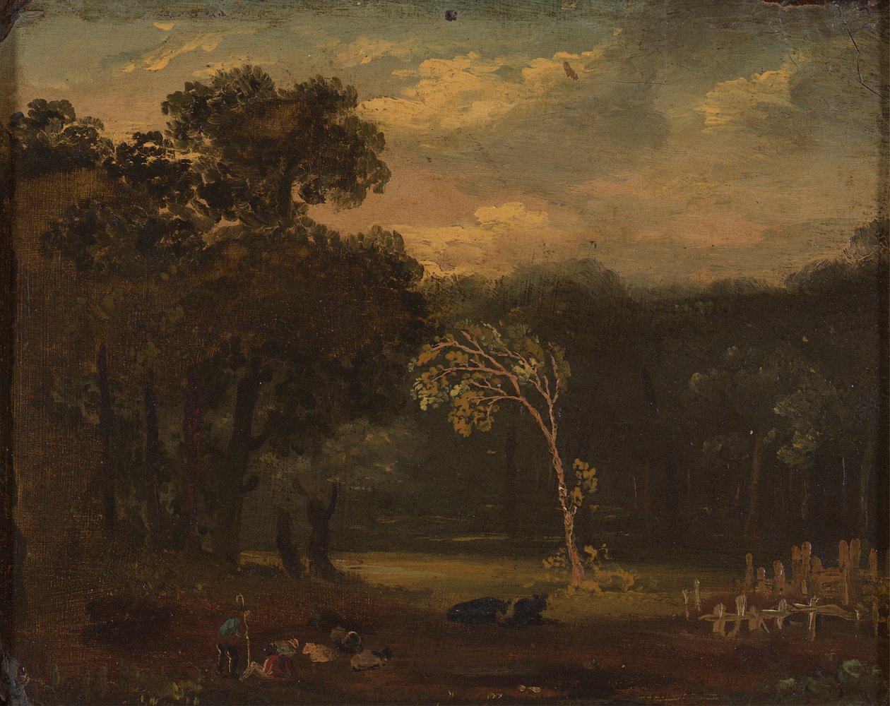 Vázlat a Sion Park természetéből alkotó: Samuel Palmer