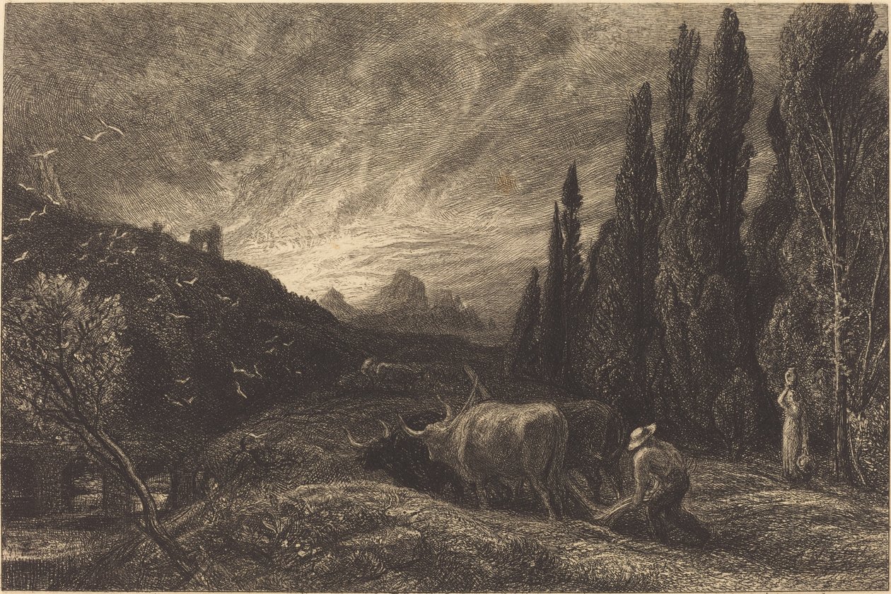 A korai szántó alkotó: Samuel Palmer