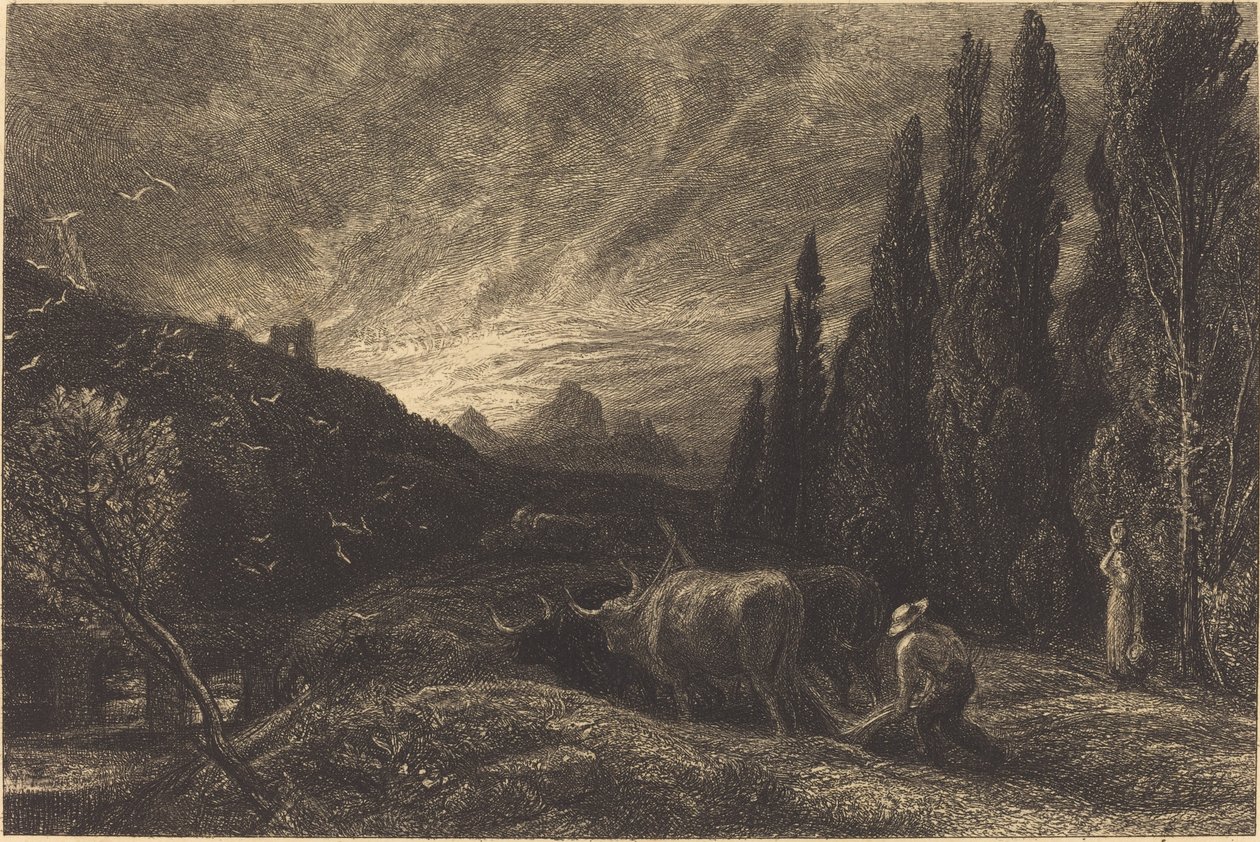 A korai szántó alkotó: Samuel Palmer