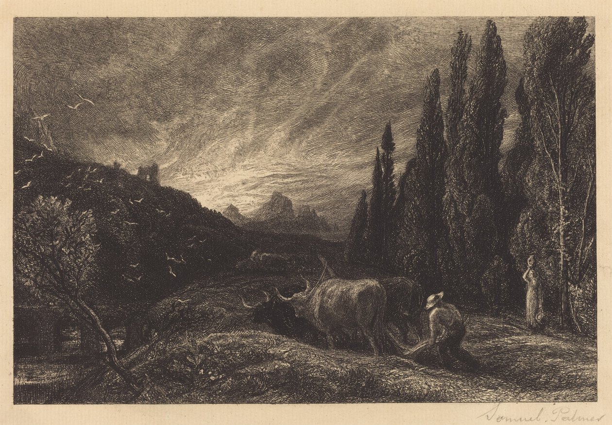 A korai szántóvető alkotó: Samuel Palmer
