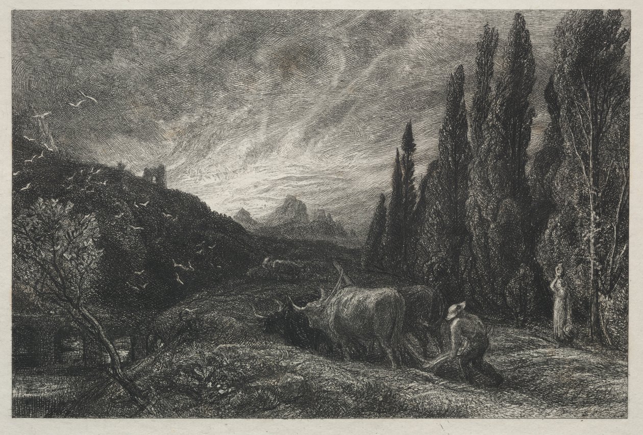 A korai szántó alkotó: Samuel Palmer