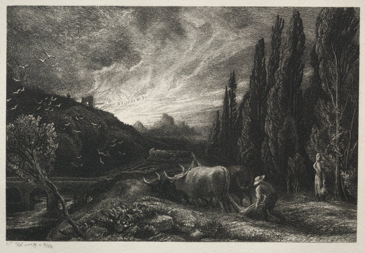 A korai szántó alkotó: Samuel Palmer