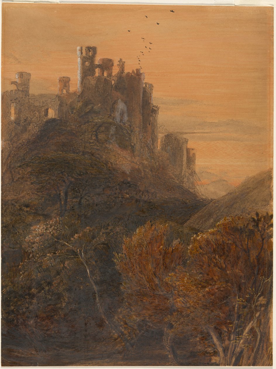 Az elvarázsolt kastély alkonyatkor alkotó: Samuel Palmer