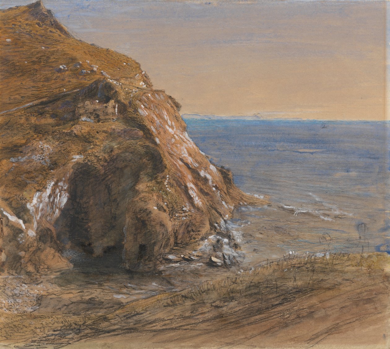A Rock Slip Boscastle közelében alkotó: Samuel Palmer