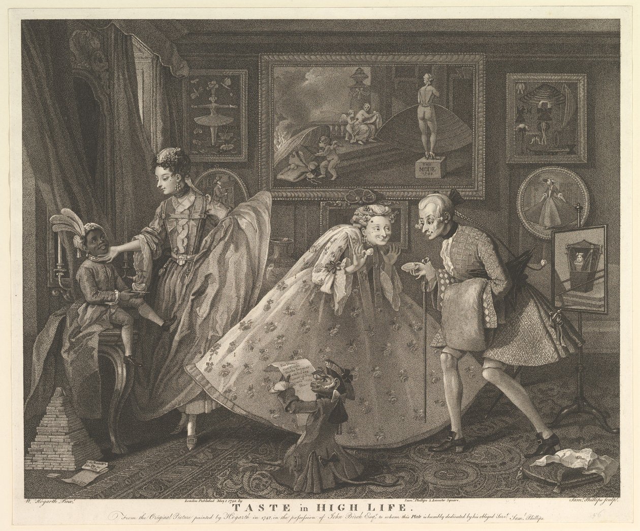 Taste in High Life, 1798. május 1. alkotó: Samuel Phillips