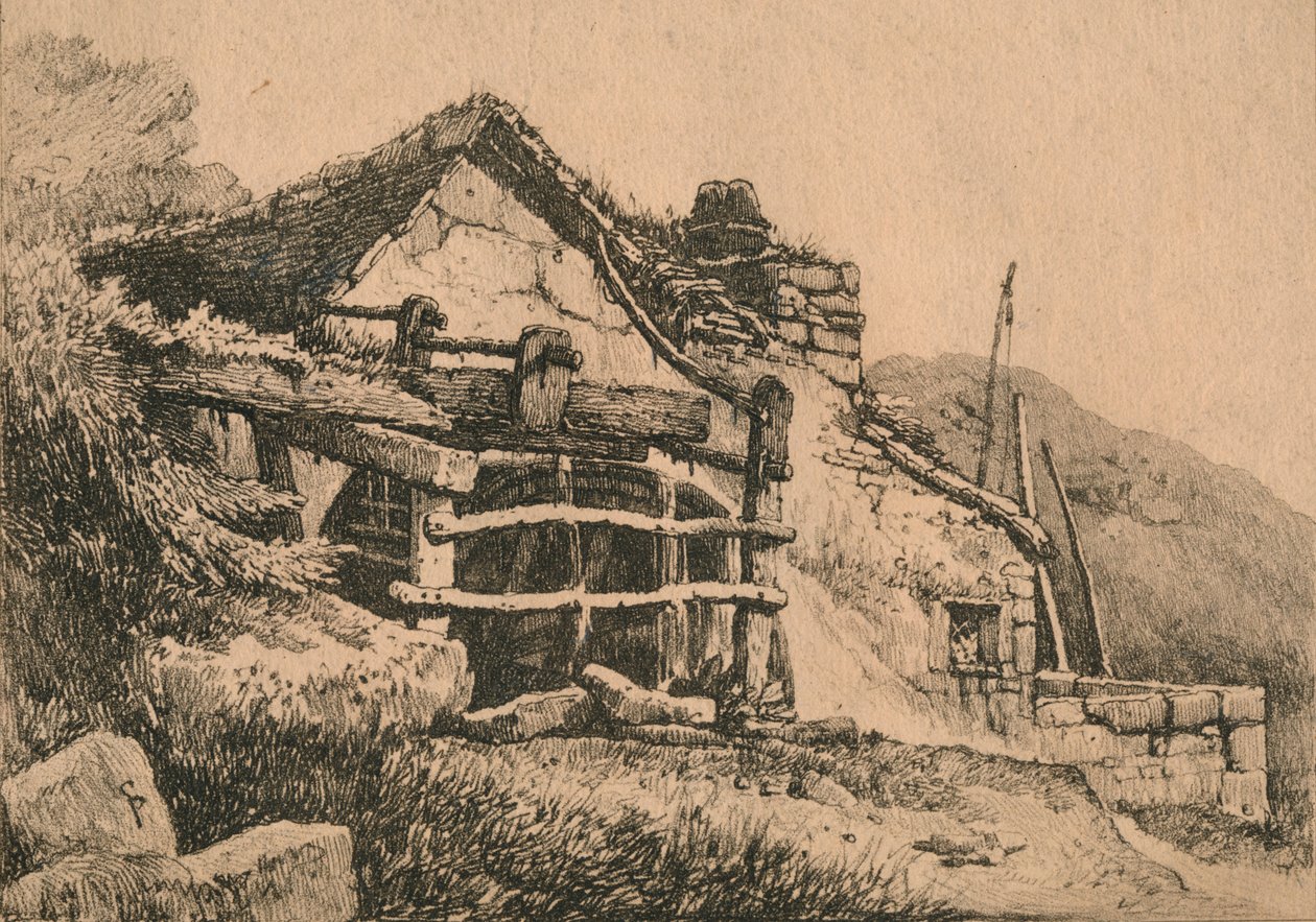 Tintagelnél, 1816 alkotó: Samuel Prout