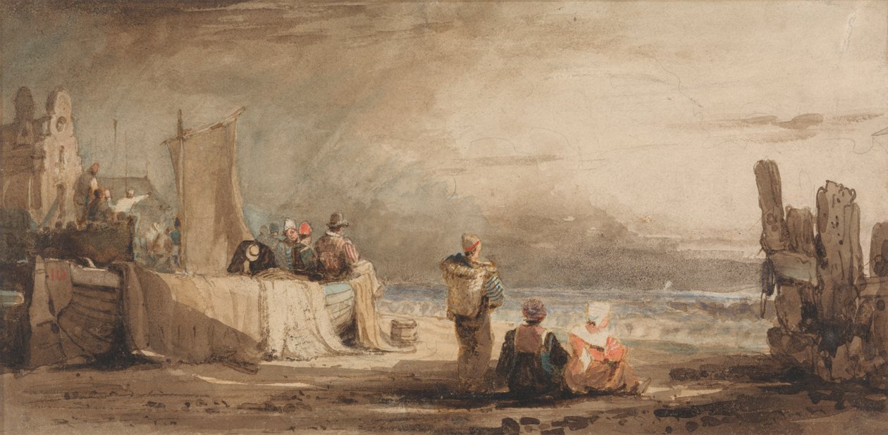 Figurák a tengerparton alkotó: Samuel Prout