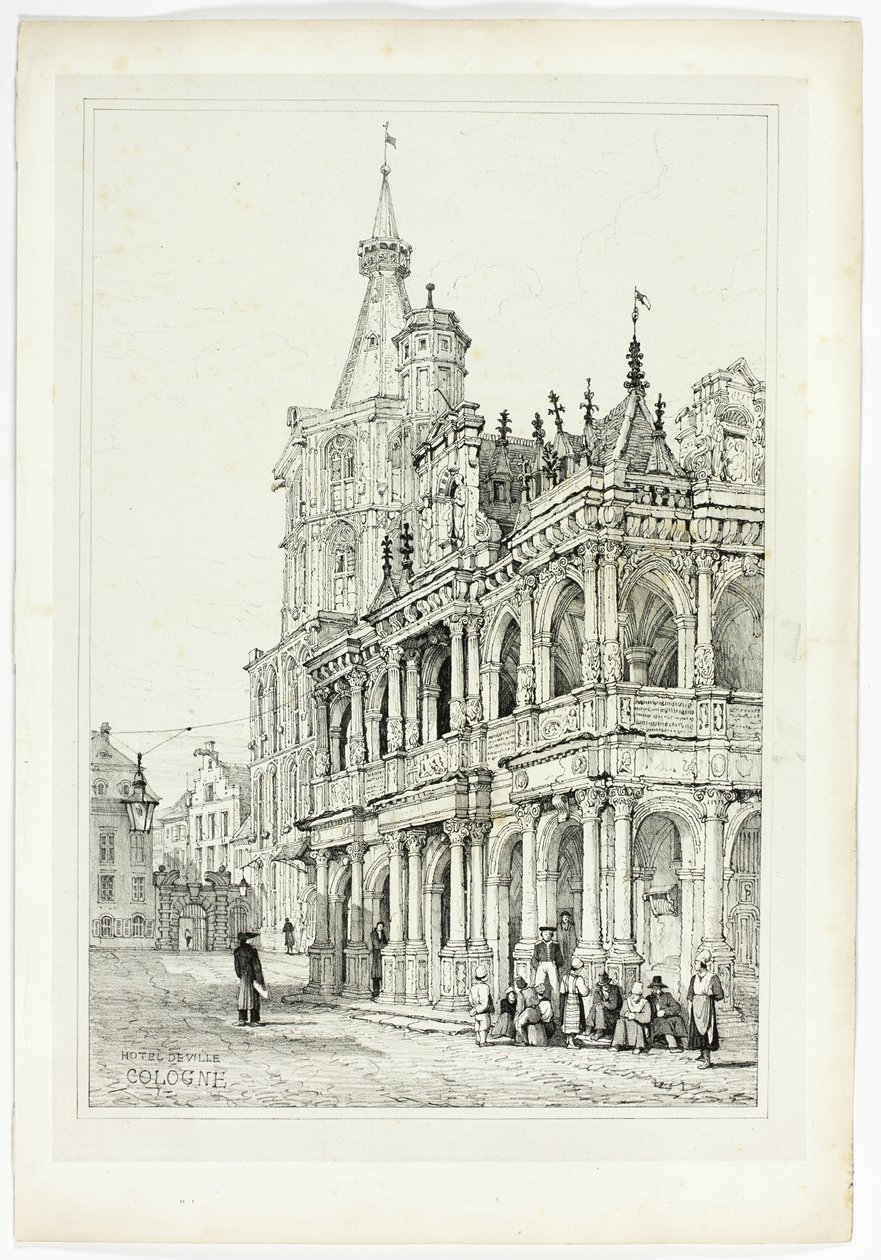 Hotel de Ville, Köln alkotó: Samuel Prout