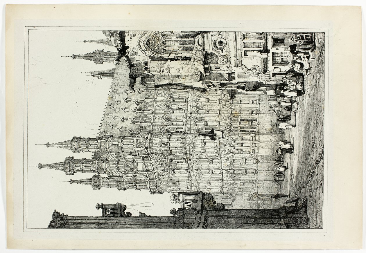 Városháza, Leuven alkotó: Samuel Prout