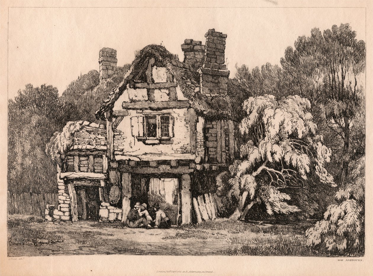 Ashbourn közelében alkotó: Samuel Prout